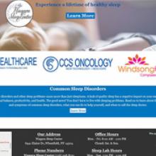 Niagara Sleep Center 2 Website Screenshot